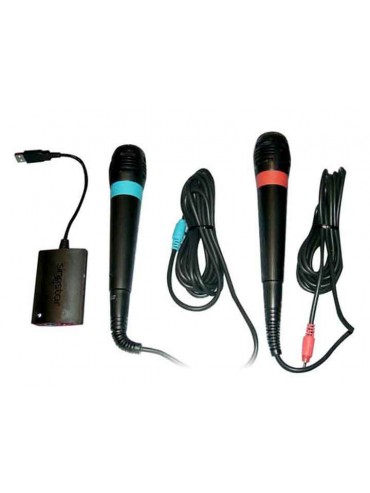 Mikrofony przewodowe SingStar PS2/PS3/PS4 (używane)