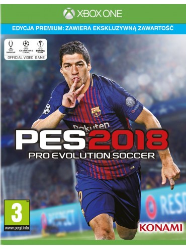 Pro Evolution Soccer 2018 edycja PREMIUM ANG (folia)