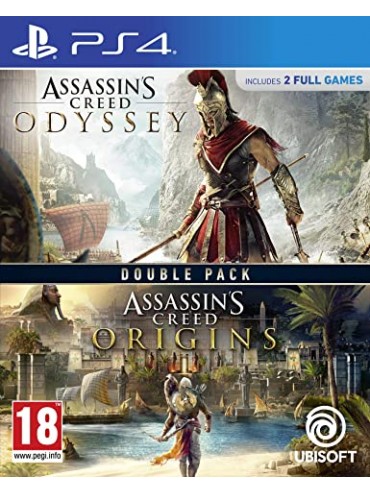 Assassin's Creed Odyssey + Origins Double Pack PL (używana) PS4/PS5