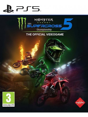 Monster Energy Supercross: The Official Videogame 5 ANG (używana) PS5