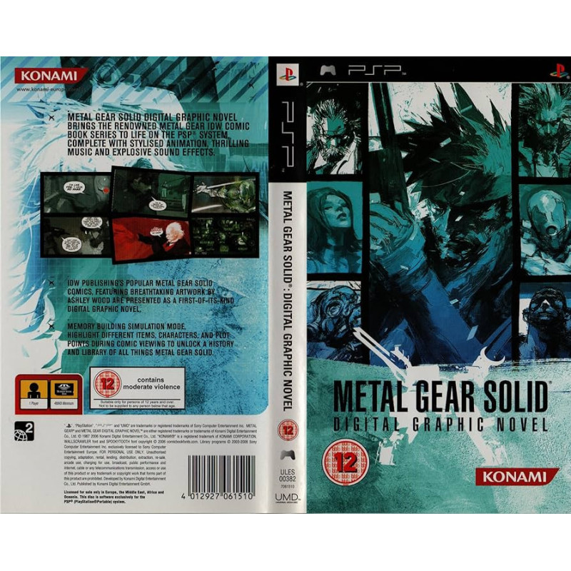 Metal Gear Solid Digital Graphic Novel ANG (używana) PSP