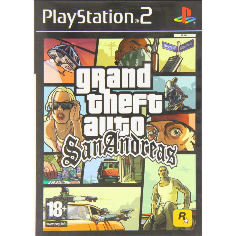 GTA Grand Theft Auto San Andreas ANG (używana) PS2
