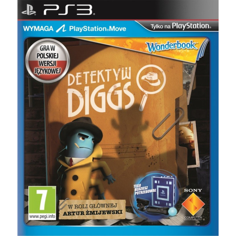 Wonderbook Detektyw Diggs  PL (używana)