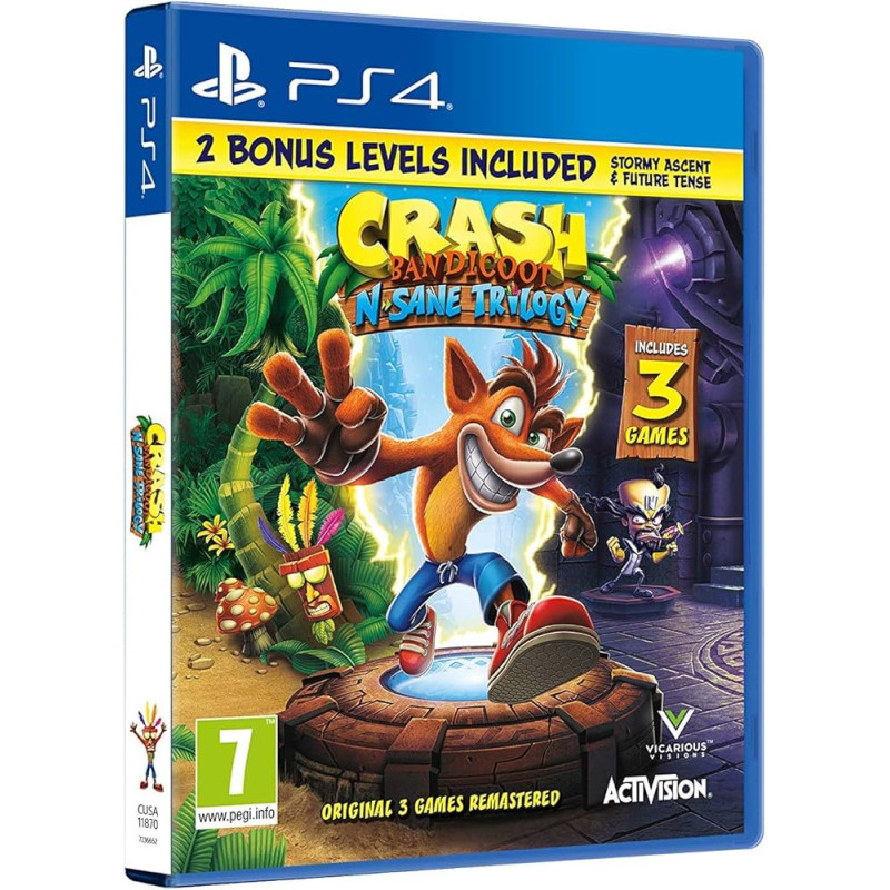 Crash Bandicoot N. Sane Trilogy ANG (używana) PS4