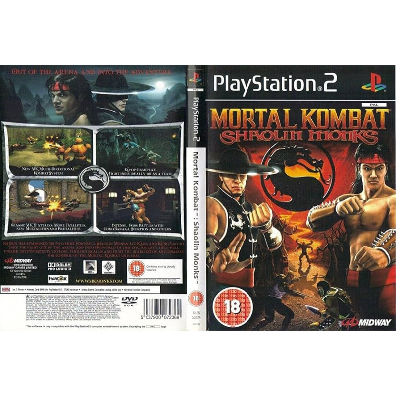 Mortal Kombat: Shaolin Monks ANG (używana) PS2