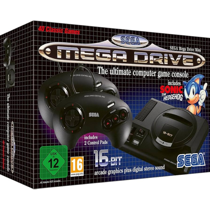 Konsola SEGA Mega Drive Mini komplet SEGA