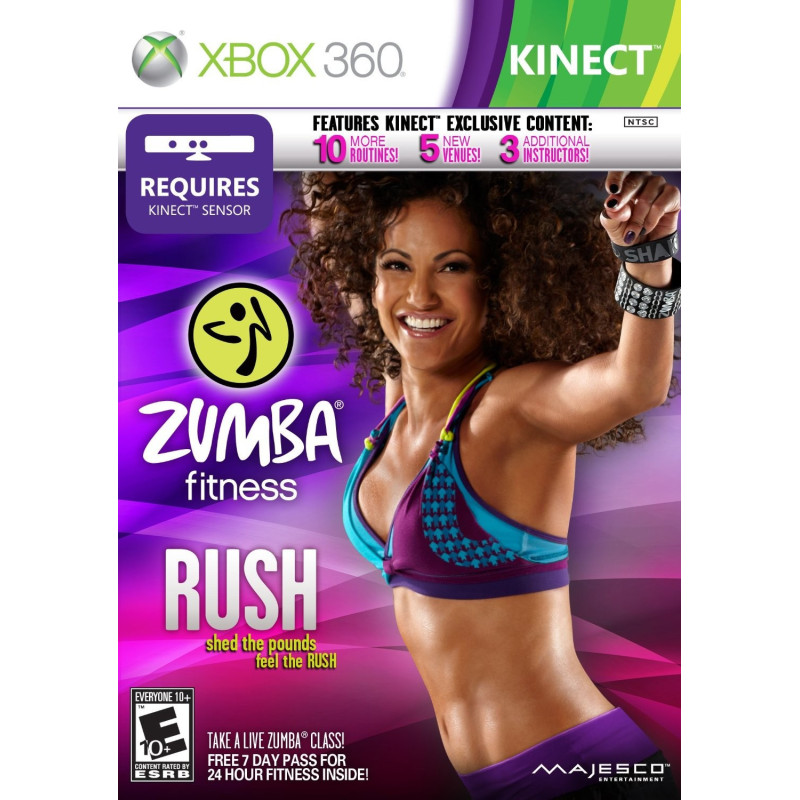 Zumba Fitness Rush KINECT  ANG (używana) XBOX360