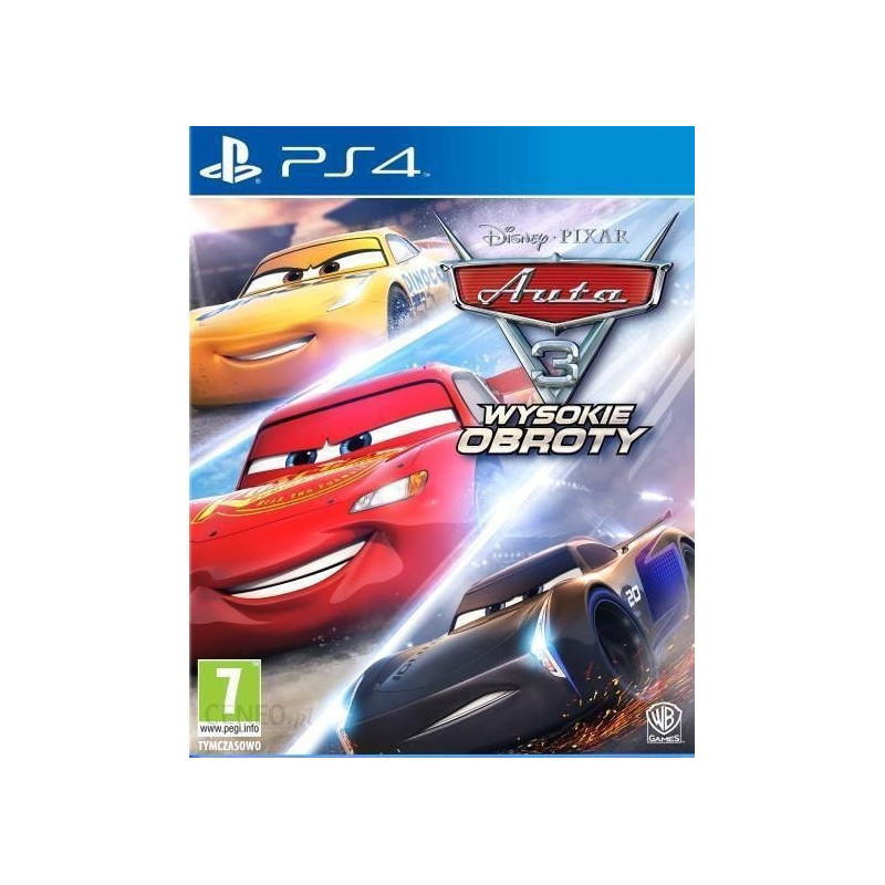 Auta 3 Wysokie obroty PL (używana) PS4
