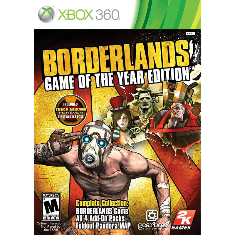 Borderlands GOTY edycja ANG (używana) X360