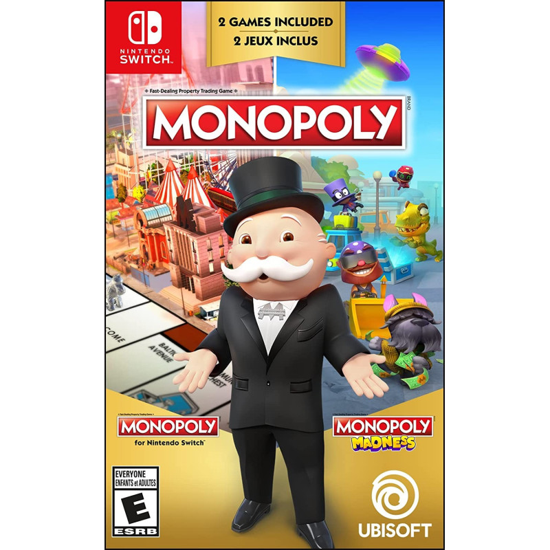 MONOPOLY + MONOPOLY MADNESS DUALPACK PL (folia) Switch